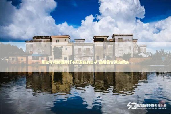 那些年我被图片打不开逼疯的日子 最后靠它彻底解决